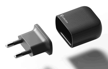 سعر جيد أسود سريع شاحن المحمول مع مزدوج USB ميناء 5V 1A / 2.1A / 2.4A لسوق الاتحاد الأوروبي كوريا الانترنت