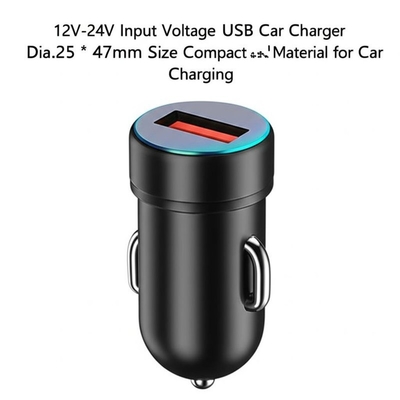 شراء 2.4A شاحن سيارات USB مزدوج مدخل 12V-24V للهواتف الذكية والأجهزة اللوحية online manufacture