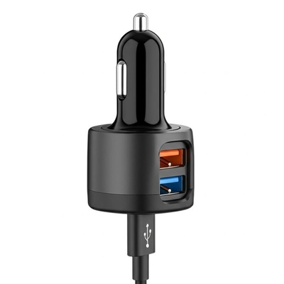 شراء شاحن سيارة USB مزدوج 2.4 أمبير 3.0 أمبير للهواتف الذكية والأجهزة اللوحية online manufacture