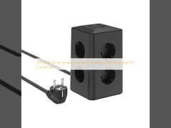 PD 45W شريط الطاقة الذكي مع العديد من منافذ USB وشهادة CE